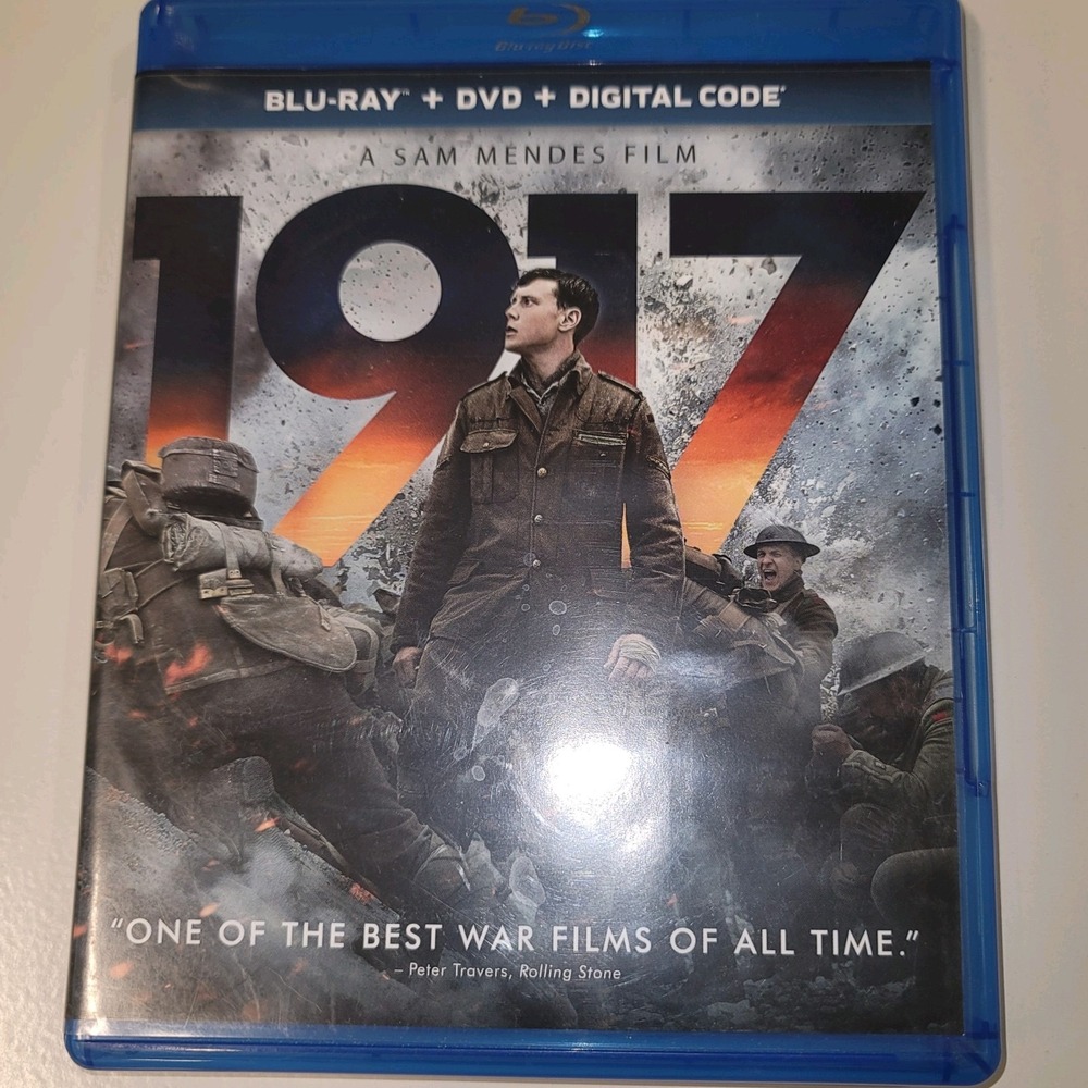 1917 Blu-ray used WWI George McKay Dean-Charles Chapman Mark Strong Andrew Scott